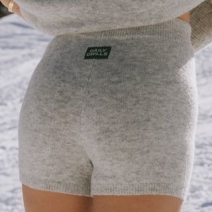 COPY - NWT Daily Drills fuzzy sweater shorts